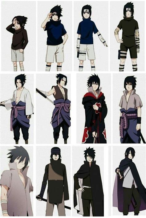 Whats Your Favorite Sasuke Outfit Naruto Sasuke Uchiha Shippuden