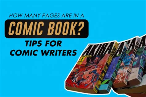 How Many Pages Are In A Comic Book Tips For Comic Writers