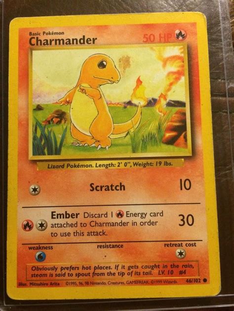 Browse by set & get current and historical card prices with charmander is a fire type pokemon. Charmander Pokemon Card 46 102 Old 1995 Mint Card | eBay ...