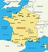 Map of France - Guide of the World