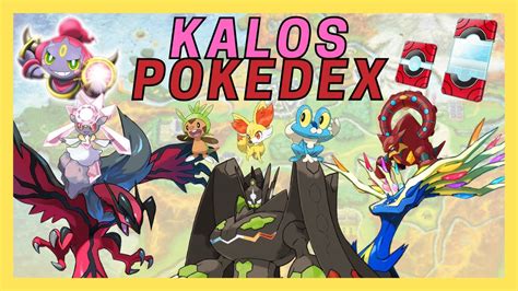 Kalos Pokedex All 72 Gen 6 Kalos Pokemon Youtube