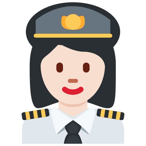 👩🏻‍ ️ Woman Pilot Emoji With Light Skin Tone Meaning And Pictures