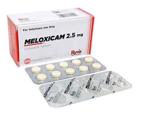 Meloxicam Chewable Tablets 25 Mg Ryvis Pharma