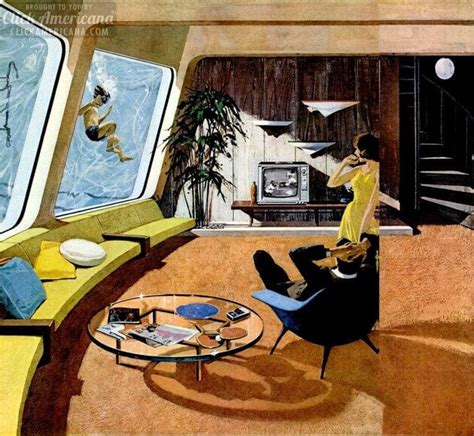20 Stunning Space Age Retro Futuristic Home Concepts From The 60s