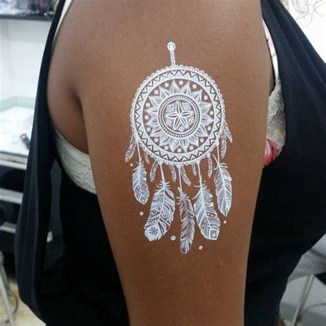 52 Best Black And White Tattoos For All Skin Types White Ink Tattoos