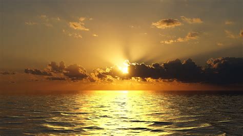 Sunset Ocean Sky Free Photo On Pixabay