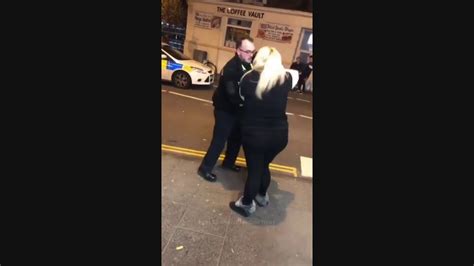 woman lifted for trying to twerk a police officer youtube