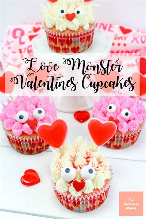 Love Monster Valentines Cupcakes The Unprepared Mommy