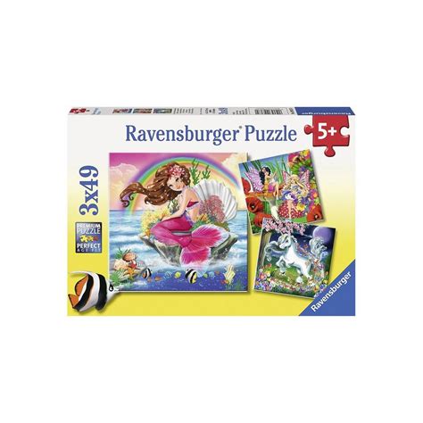 Ravensburger Puzzle Set Welt Der Fabelwesen 3 X 49 Teile Online Kaufen