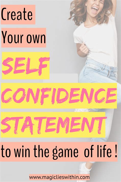Building Self Confidence | Self confidence tips, Self confidence, Building self confidence