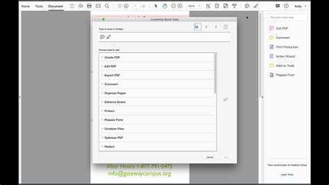 How To Customize Toolbars In Acrobat Dc Youtube