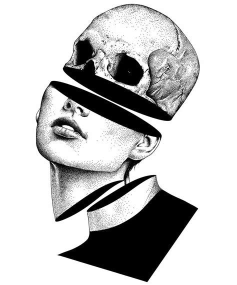 Pin By วรนัย แจ่มศรี On Black And White Cool Art Drawings Dark Art