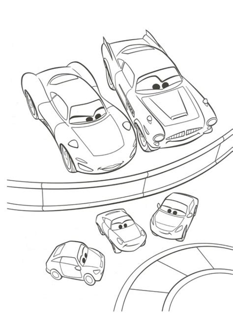Cars 2 free coloring pages are a fun way for kids of all ages to develop creativity, focus, motor skills and color recognition. Kids-n-fun.com | 38 coloring pages of Cars 2