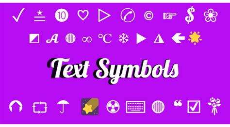 Text Symbols Copy And Paste ∞⇡