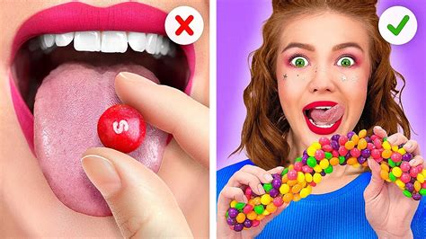 Taste The Rainbow Awesome Candy Hacks And Tricks By 123 Go Like Youtube