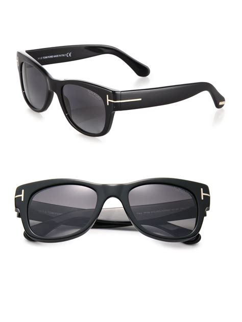 Tom Ford Cary 52mm Round Sunglasses In Black For Men Lyst