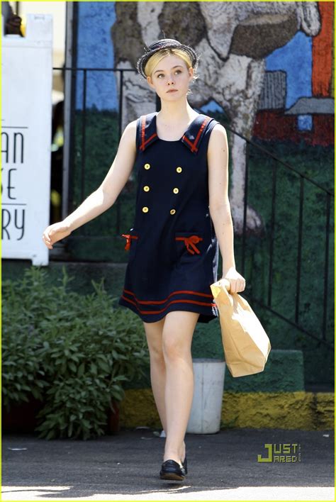 Full Sized Photo Of Elle Fanning Sailor Dress 07 Photo 2575113 Just