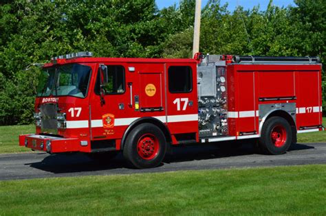 Boston Ma E One Custom Pumper 17 Greenwood Emergency Vehicles Llc