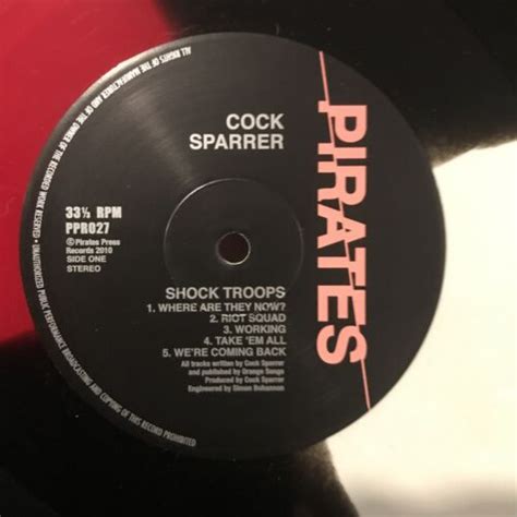Cock Sparrer Shock Troops LP Red Black White Pirates Press PPR EX EBay