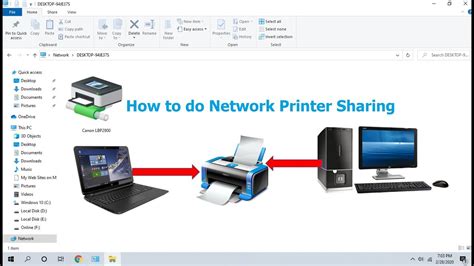 How To Share Printer Between Two Computers Windows 7 Add Shared