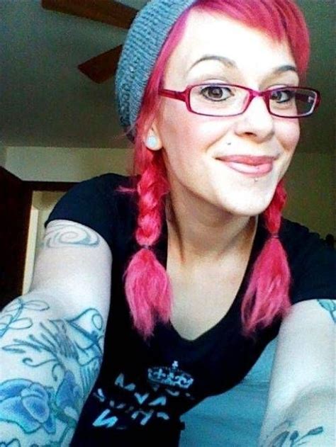 Glassesredheadtattoo Girl Girl Tattoos Women