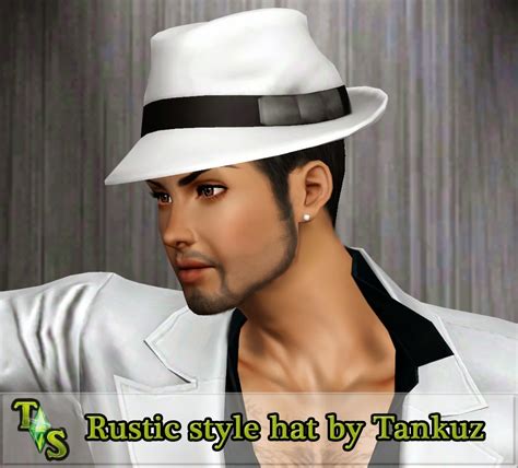 Tankuz Sims 3 Blog Rustic Style Hat By Tankuz