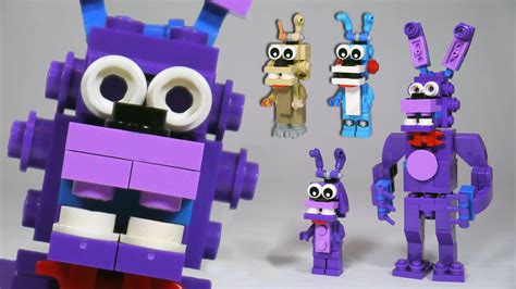How To Build Lego Bonnie Toy Withered And Springtrap Lego Fnaf Youtube