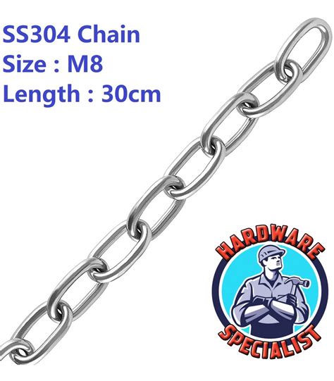 Stainless Steel 304 Striaght Link Chain