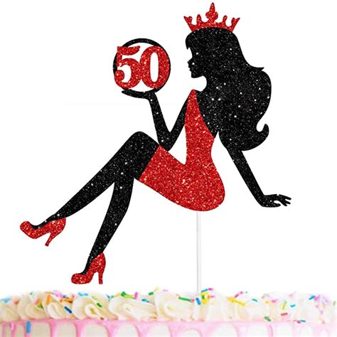 Sitting Girl Silhouette Cake Topper Decorations With Glamour For Lady