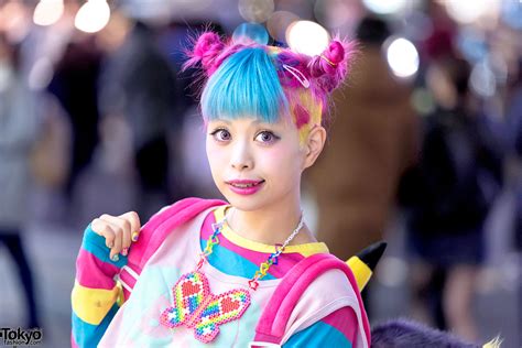 Haruka Kurebayashi And Junnyans Colorful Harajuku Street Fashion