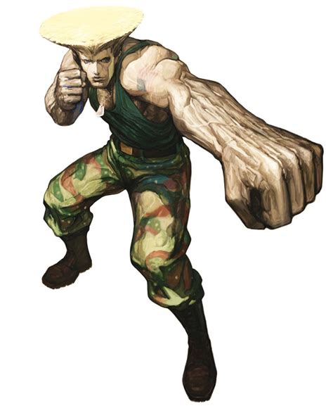 Guile Characters And Art Snk Vs Capcom Svc Chaos With