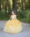 Princess Belle Tutu Dress- Belle Dress- Belle Costume- Beauty and the ...