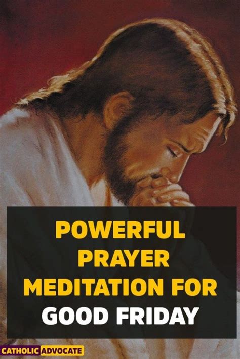 Powerful Prayer Meditation For Good Friday The Catholic Herald