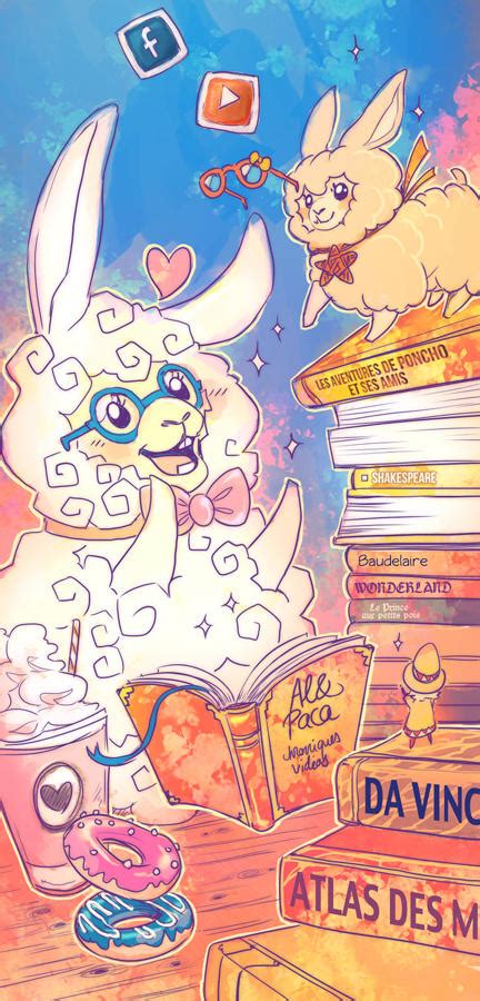 Al And Paca Bookmark By Ponchounette On Deviantart