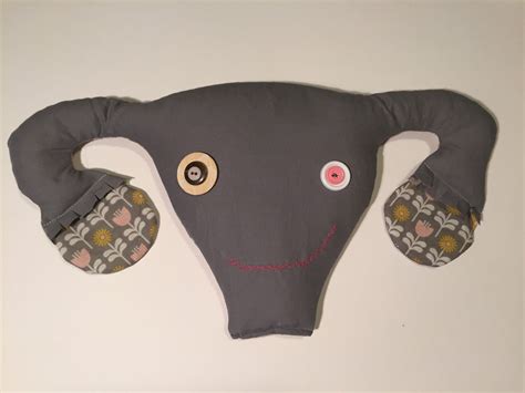 Happy Uterus Shaped Heating Pad By Ladybitsdesign On Etsy