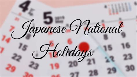 Japanese National Holidays In 2024 Japan Web Magazine