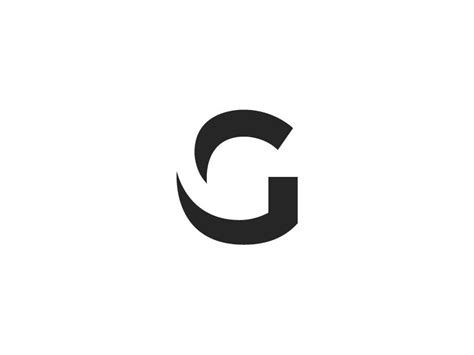 The Letter G Is Made Up Of Black And White Letters Which Appear To Be