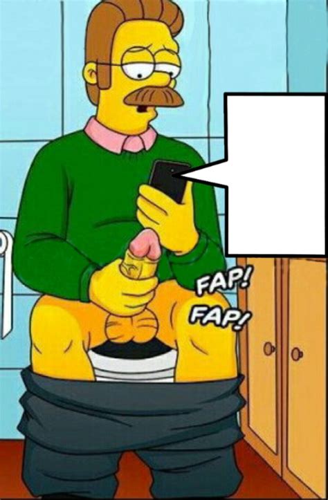 Rule 34 Brown Hair Glasses Male Male Only Masturbation Moustache Ned Flanders Solo The