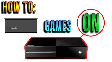 Xbox One How To Uninstall Games Youtube