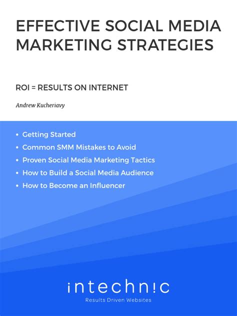 Effective Social Media Marketing Strategy Pdf Social Media Marketing
