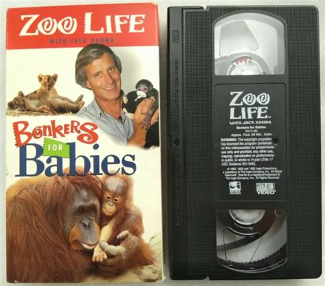 Andzoo Life With Jack Hanna Bonkers For Babies Vhs Sealed 800