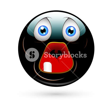 Shocked Smiley Face Expression Royalty Free Stock Image Storyblocks