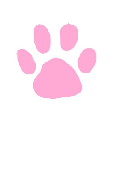 Pink Paw Print Clipart Best
