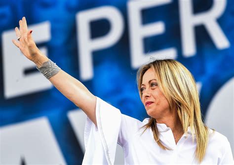 Italys Giorgia Meloni Elected President Of European Conservatives And