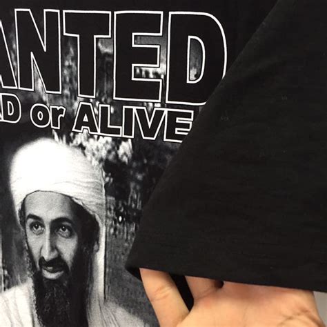 Vintage Wanted Osama Bin Laden Dead Or Alive Black Colour Nice Etsy