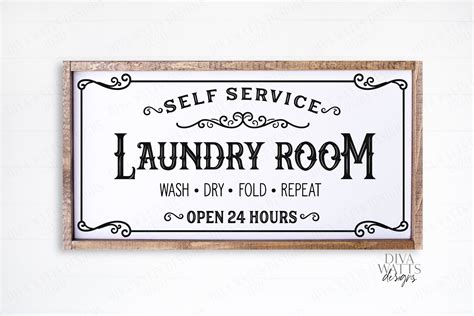 Laundry Room Signs Svg