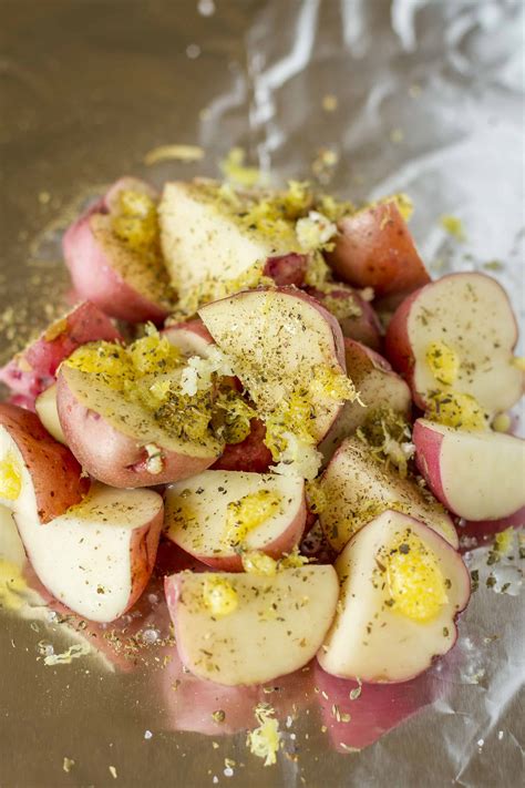 Potatoes require around 20 to 30 minutes to bake, and you should turn them halfway through to ensure even baking. Easy Grilled Potatoes In Foil Packets | Whole30 Compliant ...