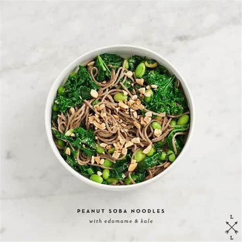 Peanut Soba Noodles With Kale Recipe Love And Lemons