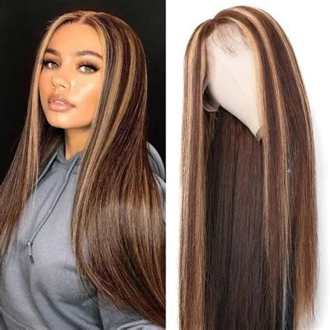 Beautyforever Blonde Highlight Piano Color 13x4 Straight Lace Front