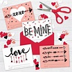 Be Mine Valentine Cards - Printable Download – Cotton Babies